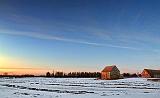 Two Barns At Sunrise_14514-5